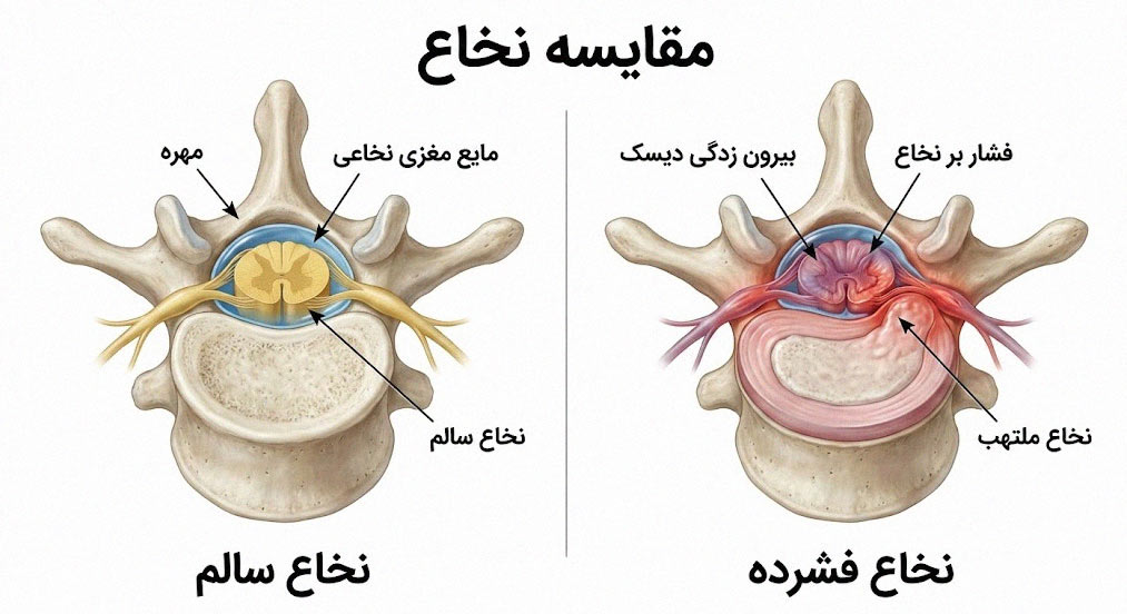 فشردگی نخاع